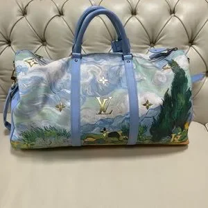Keepall Louis Vuitton Van Gogh Tasche Louis Vuitton X Jeff Koons
